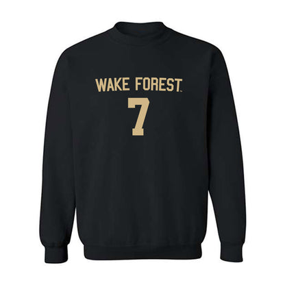 Wake Forest - NCAA Men's Soccer : Philip Biskupski - Replica Shersey Crewneck Sweatshirt-0