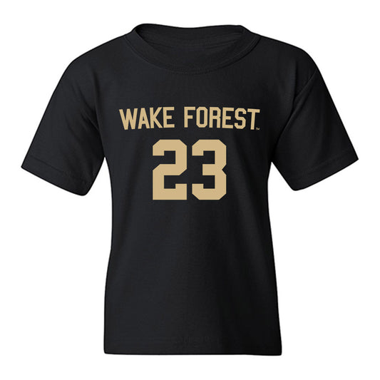 Wake Forest - NCAA Women's Soccer : Allie Schmidt - Replica Shersey Youth T-Shirt-0