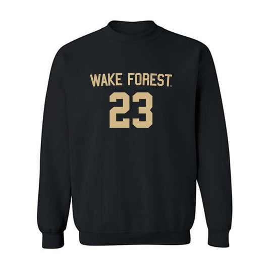 Wake Forest - NCAA Men's Soccer : Chandler Young - Replica Shersey Crewneck Sweatshirt-0
