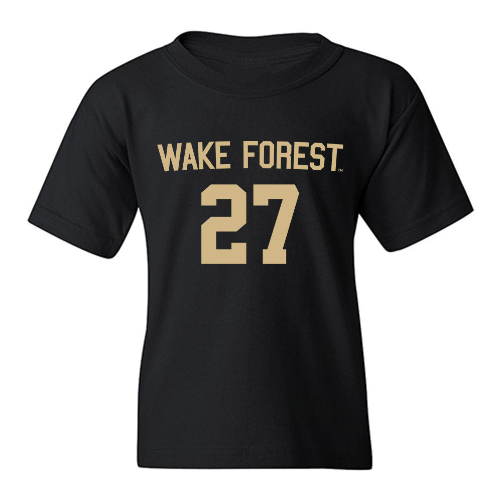 Wake Forest - NCAA Men's Soccer : Copeland Berkley - Replica Shersey Youth T-Shirt-0