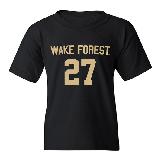 Wake Forest - NCAA Men's Soccer : Copeland Berkley - Replica Shersey Youth T-Shirt-0