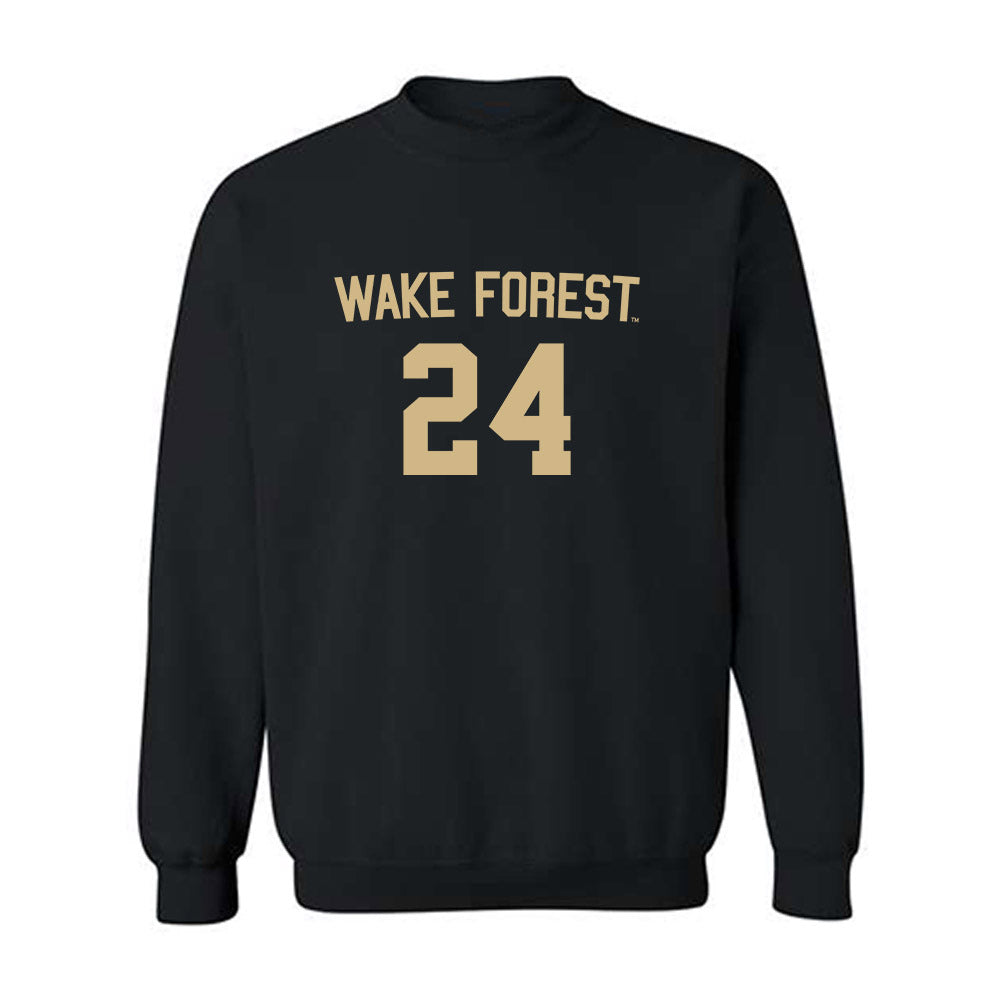 Wake Forest - NCAA Men's Soccer : Mason Sullivan - Replica Shersey Crewneck Sweatshirt-0