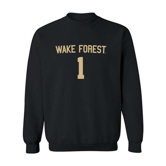 Wake Forest - NCAA Men's Soccer : Graham Syrett - Replica Shersey Crewneck Sweatshirt-0