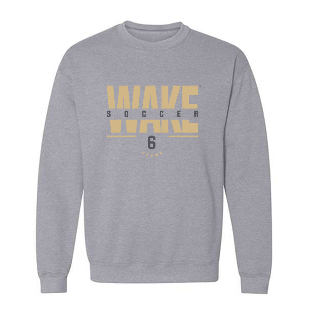 Wake Forest - NCAA Women's Soccer : Dempsey Brown - Classic Fashion Shersey Crewneck Sweatshirt-0
