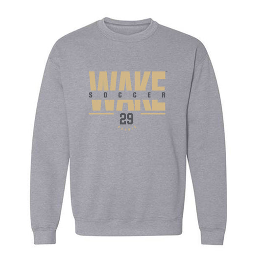 Wake Forest - NCAA Men's Soccer : Oliver Kurnik - Classic Fashion Shersey Crewneck Sweatshirt-0