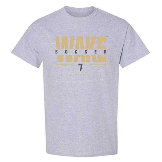 Wake Forest - NCAA Men's Soccer : Philip Biskupski - Classic Fashion Shersey T-Shirt-0