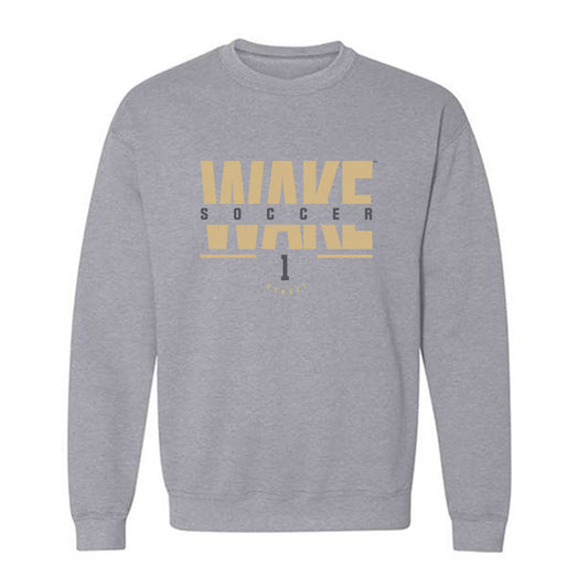Wake Forest - NCAA Men's Soccer : Graham Syrett - Classic Fashion Shersey Crewneck Sweatshirt-0