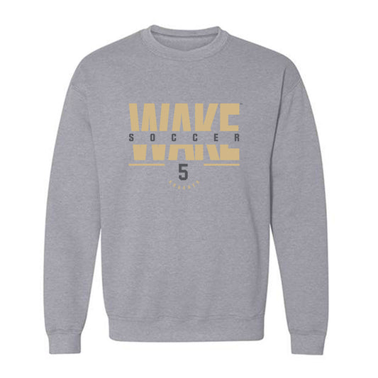 Wake Forest - NCAA Men's Soccer : Daniel Krueger - Classic Fashion Shersey Crewneck Sweatshirt-0