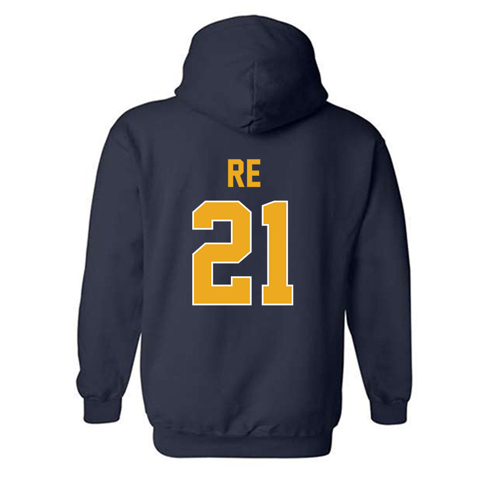 West Virginia - NCAA Women's Soccer : Alexis Re - Replica Shersey Hooded Sweatshirt-1