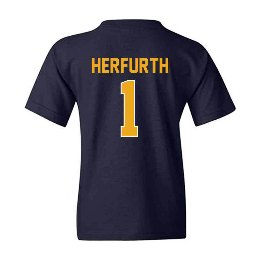West Virginia - NCAA Women's Soccer : Bailey Herfurth - Replica Shersey Youth T-Shirt-1