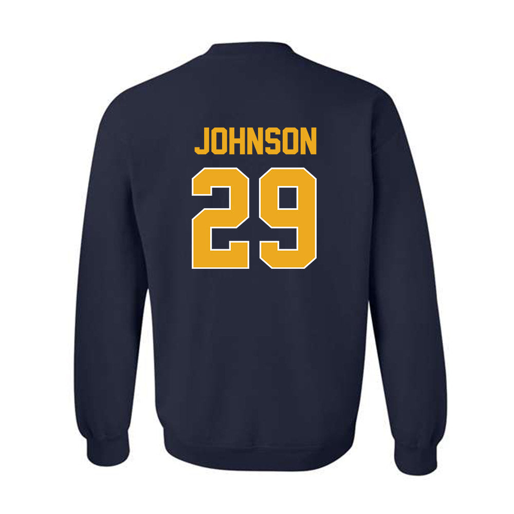 West Virginia - NCAA Women's Soccer : Josie Johnson - Replica Shersey Crewneck Sweatshirt-1