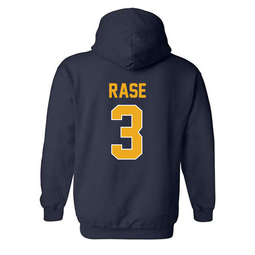 West Virginia - NCAA Women's Soccer : Jacey Rase - Replica Shersey Hooded Sweatshirt