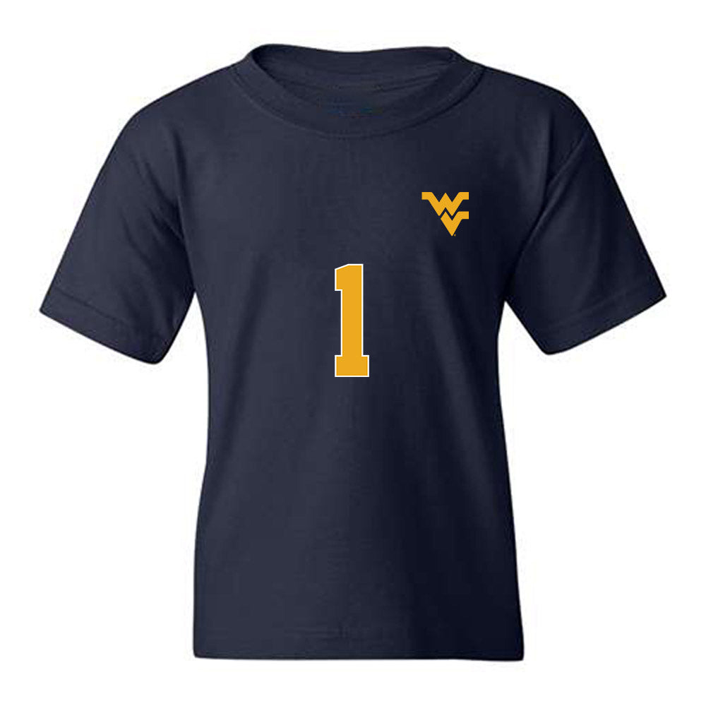 West Virginia - NCAA Women's Soccer : Bailey Herfurth - Replica Shersey Youth T-Shirt-0
