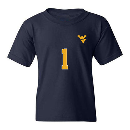 West Virginia - NCAA Women's Soccer : Bailey Herfurth - Replica Shersey Youth T-Shirt-0
