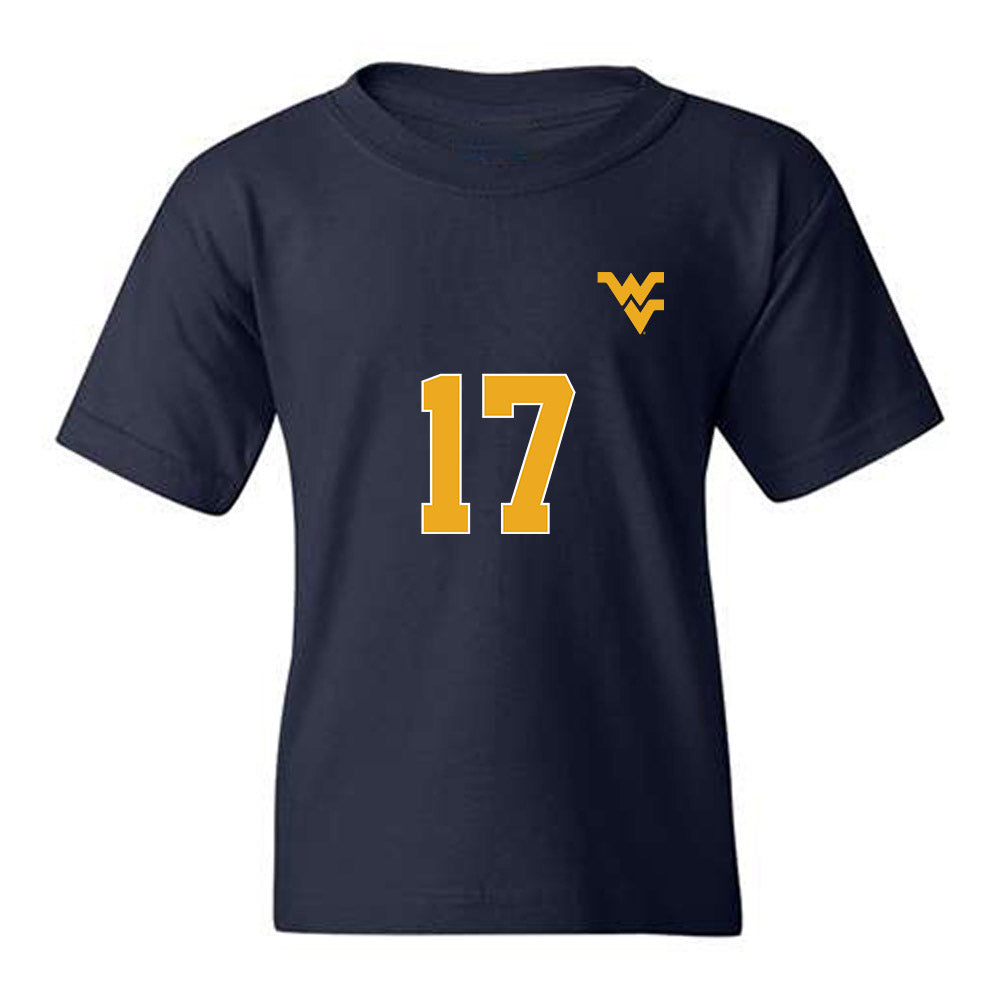 West Virginia - NCAA Men's Soccer : Jacob Redenfors - Replica Shersey Youth T-Shirt-0