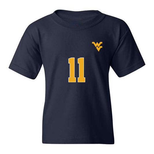 West Virginia - NCAA Women's Soccer : Jordyn Wilson - Replica Shersey Youth T-Shirt
