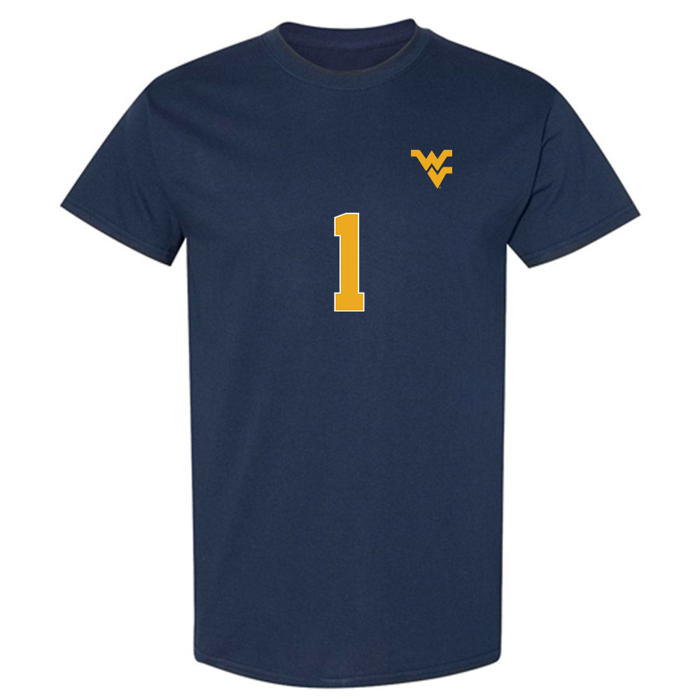 West Virginia - NCAA Women's Soccer : Bailey Herfurth - Replica Shersey T-Shirt-0