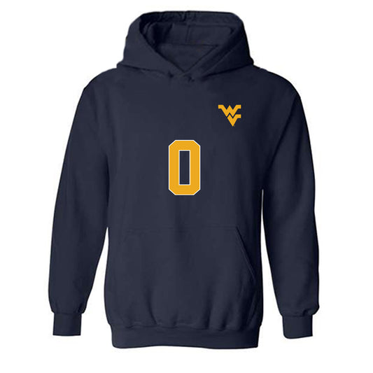 West Virginia - NCAA Women's Soccer : Bailey Herfurth - Replica Shersey Hooded Sweatshirt