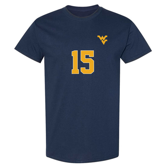 West Virginia - NCAA Men's Soccer : Brayden Macomber - Replica Shersey T-Shirt-0