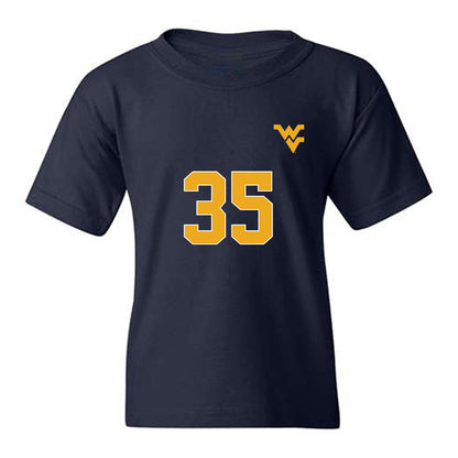 West Virginia - NCAA Women's Soccer : Mia Paugh - Replica Shersey Youth T-Shirt-0