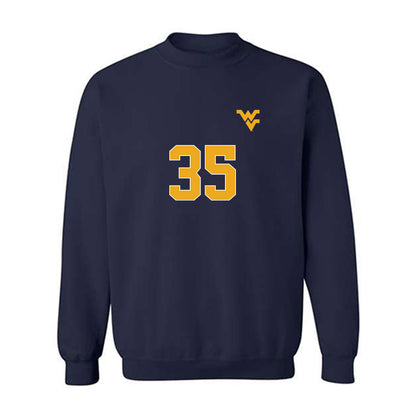 West Virginia - NCAA Women's Soccer : Mia Paugh - Replica Shersey Crewneck Sweatshirt-0