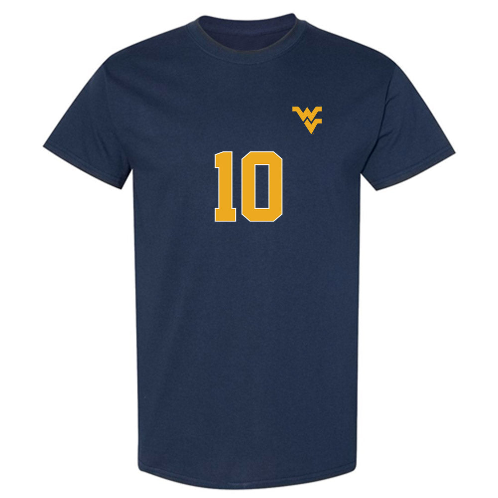 West Virginia - NCAA Men's Soccer : Felix Ewald - Replica Shersey T-Shirt-0