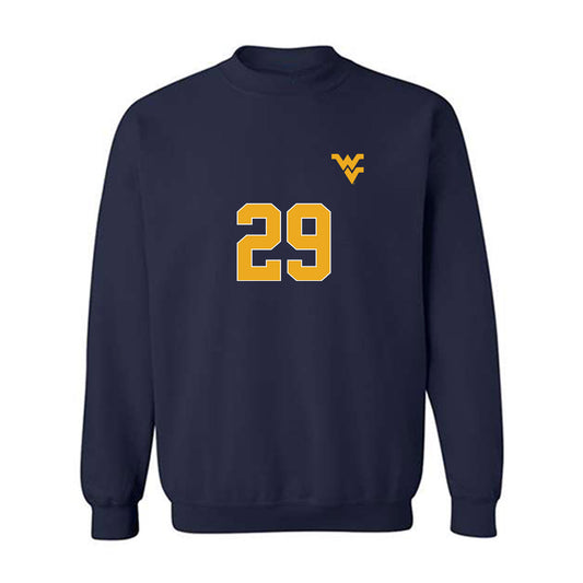 West Virginia - NCAA Women's Soccer : Josie Johnson - Replica Shersey Crewneck Sweatshirt-0
