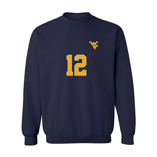 West Virginia - NCAA Women's Soccer : olivia shertzer - Replica Shersey Crewneck Sweatshirt