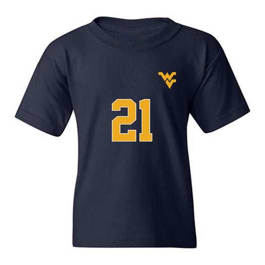 West Virginia - NCAA Women's Soccer : Alexis Re - Replica Shersey Youth T-Shirt-0