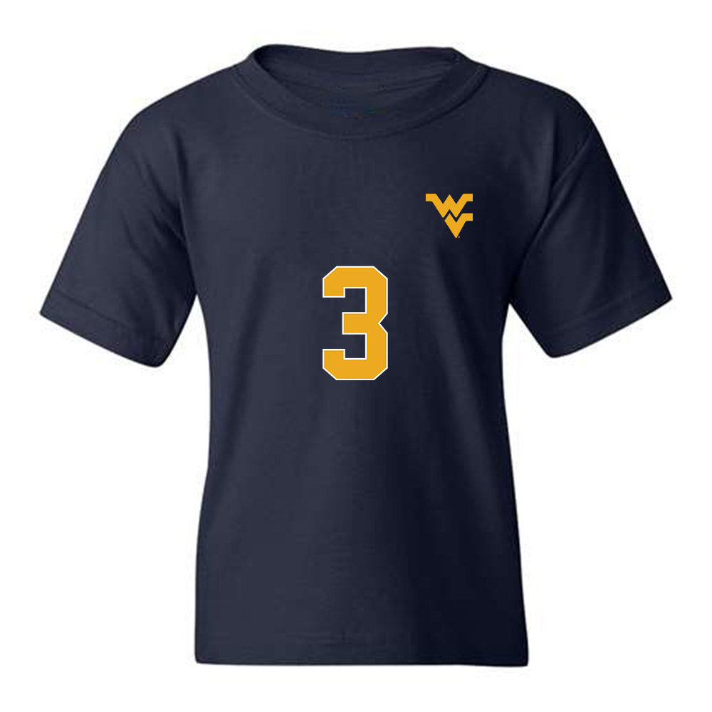 West Virginia - NCAA Women's Soccer : Jacey Rase - Replica Shersey Youth T-Shirt