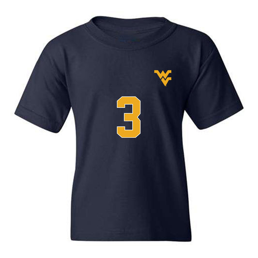 West Virginia - NCAA Women's Soccer : Jacey Rase - Replica Shersey Youth T-Shirt
