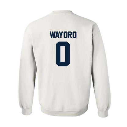 Xavier - NCAA Men's Soccer : Immanuel Wayoro - Replica Shersey Crewneck Sweatshirt-1