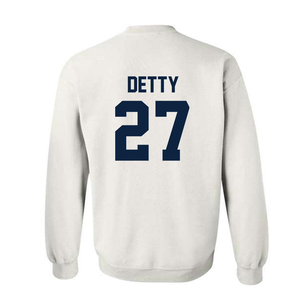 Xavier - NCAA Men's Soccer : Ely Detty - Replica Shersey Crewneck Sweatshirt-1