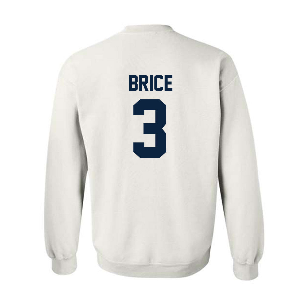 Xavier - NCAA Men's Soccer : Nolan Brice - Replica Shersey Crewneck Sweatshirt-1