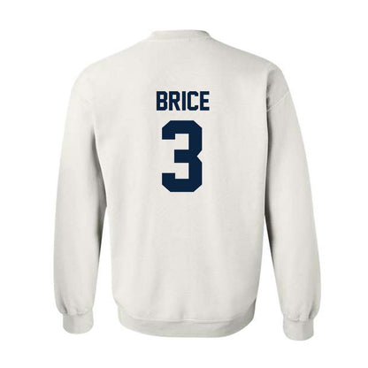 Xavier - NCAA Men's Soccer : Nolan Brice - Replica Shersey Crewneck Sweatshirt-1