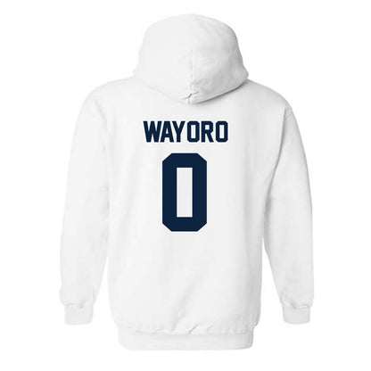 Xavier - NCAA Men's Soccer : Immanuel Wayoro - Replica Shersey Hooded Sweatshirt-1