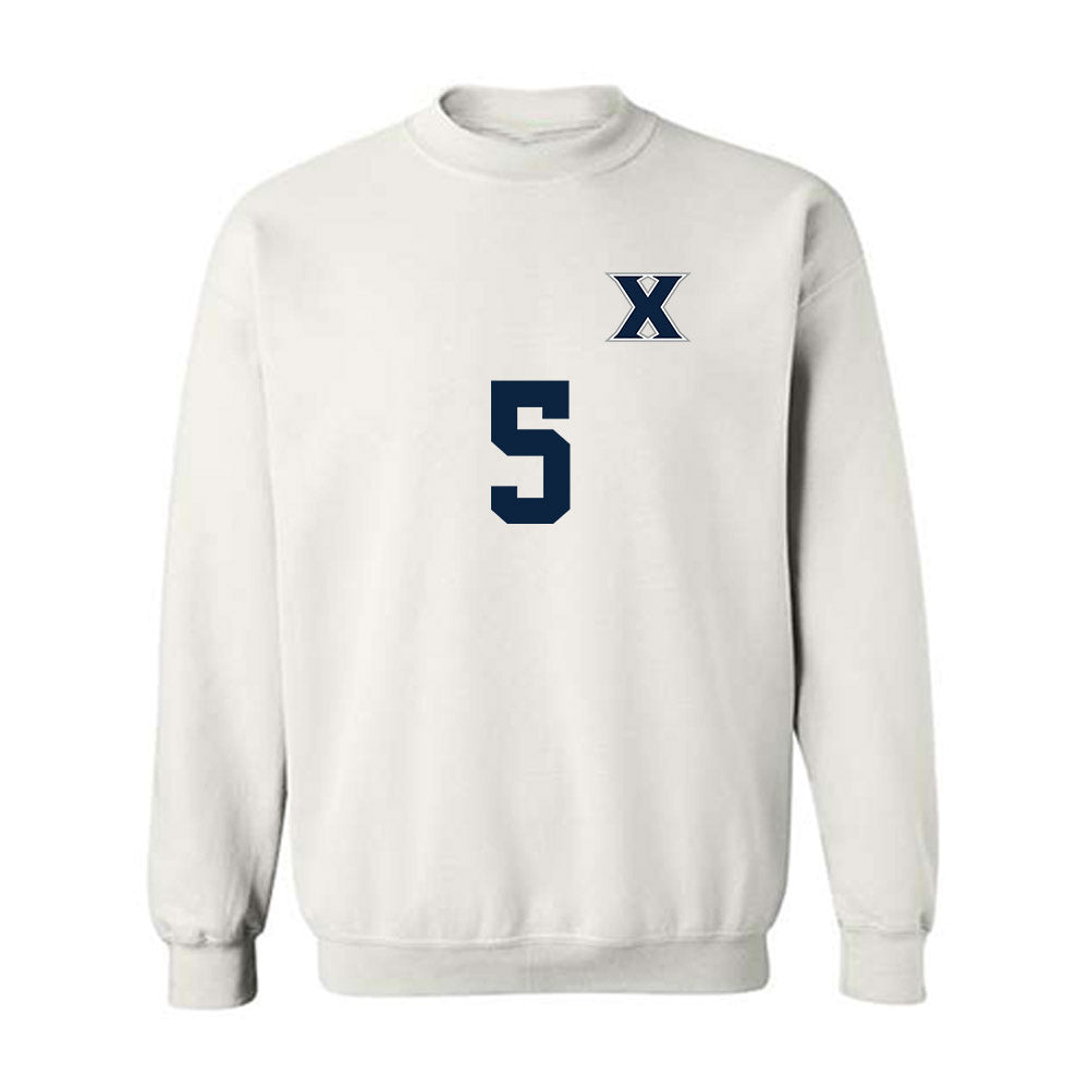 Xavier - NCAA Men's Soccer : Ryan Durso - Replica Shersey Crewneck Sweatshirt-0