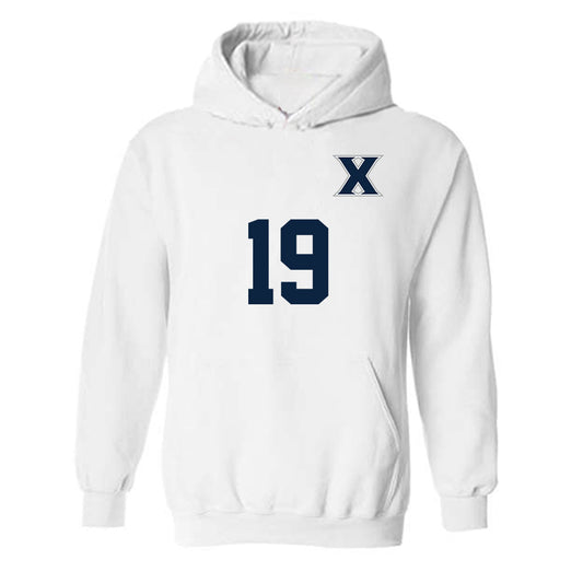 Xavier - NCAA Men's Soccer : Shogo Haraikawa - Replica Shersey Hooded Sweatshirt-0