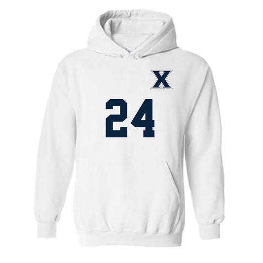 Xavier - NCAA Women's Soccer : Cassidy Parmelee - Replica Shersey Hooded Sweatshirt-0