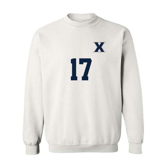 Xavier - NCAA Women's Soccer : Fiona Skwierawski - Replica Shersey Crewneck Sweatshirt-0