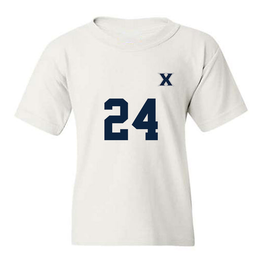 Xavier - NCAA Women's Soccer : Paige Kudla - Replica Shersey Youth T-Shirt-0