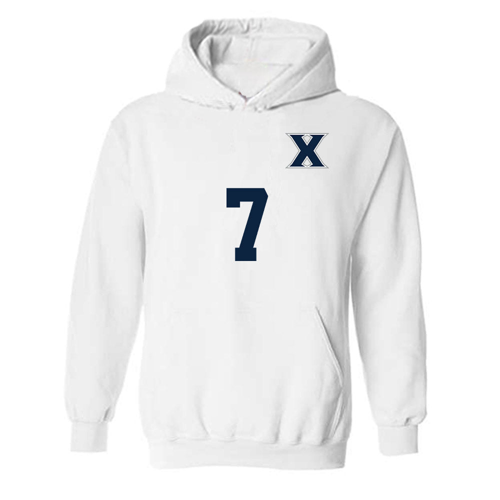 Xavier - NCAA Women's Soccer : Alivia Stott - Replica Shersey Hooded Sweatshirt-0