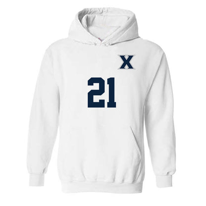 Xavier - NCAA Women's Soccer : McKinley Berry - Replica Shersey Hooded Sweatshirt