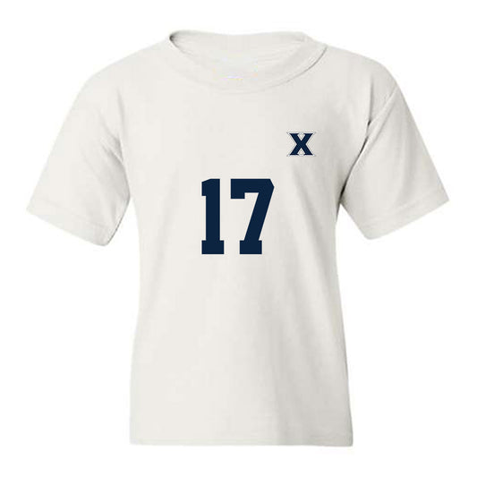 Xavier - NCAA Women's Soccer : Fiona Skwierawski - Replica Shersey Youth T-Shirt-0