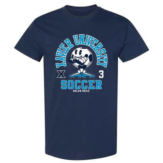 Xavier - NCAA Men's Soccer : Nolan Brice - Fashion Shersey T-Shirt-0