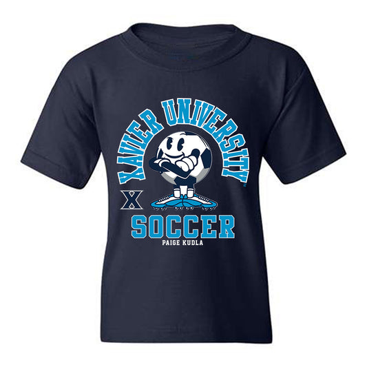 Xavier - NCAA Women's Soccer : Paige Kudla - Fashion Shersey Youth T-Shirt-0