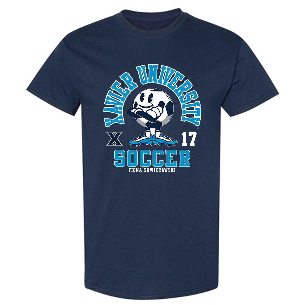 Xavier - NCAA Women's Soccer : Fiona Skwierawski - Fashion Shersey T-Shirt-0