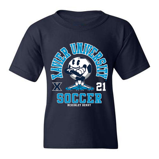 Xavier - NCAA Women's Soccer : McKinley Berry - Fashion Shersey Youth T-Shirt