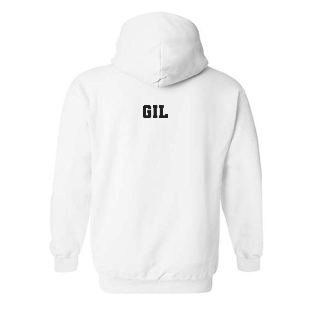 Nicholls State - NCAA Men's Track & Field : Connor Gil - Classic Fashion Shersey Hooded Sweatshirt-1