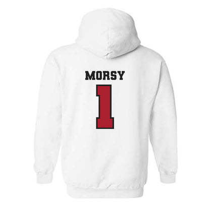 Nicholls State - NCAA Men's Tennis : Omar Morsy - Classic Fashion Shersey Hooded Sweatshirt-1